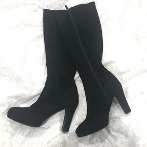 Impo Stretch Black Suede Boots